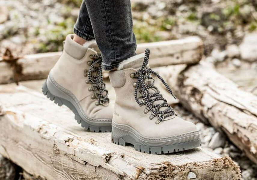 Fellhof veterboots Aberseer grijs outdoor