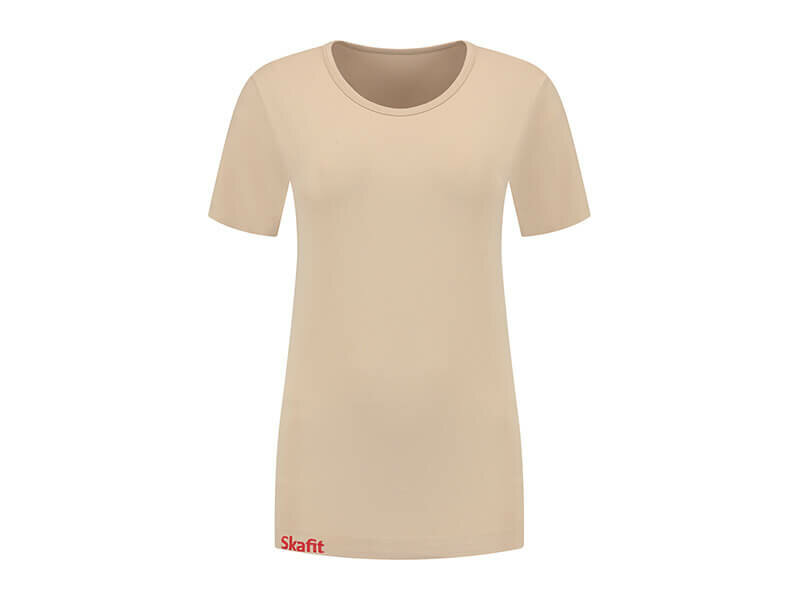 Skafit dames ondershirt beigel voorkant ronde hals