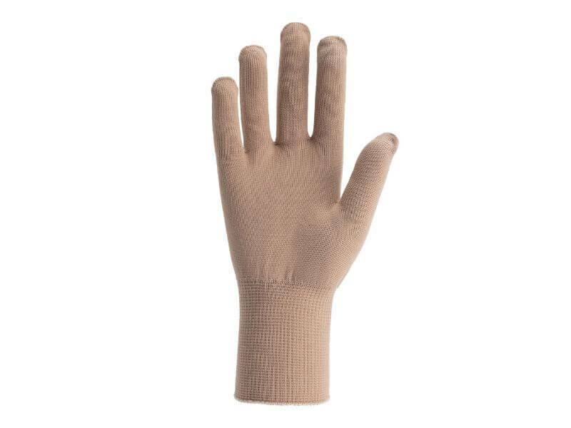 Binnenzijde skafit zilverhandschoenen beige