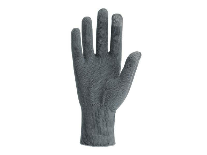 Binnenzijde skafit zilverhandschoenen grijs