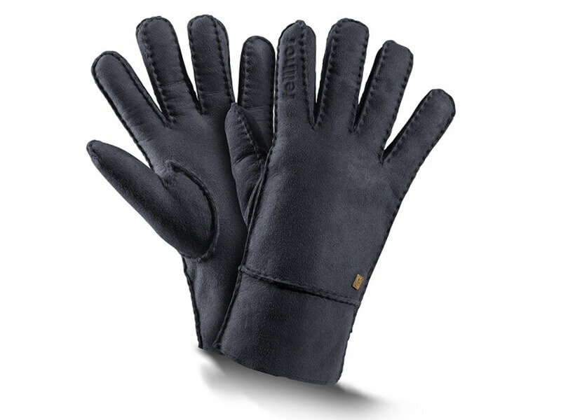 Fellhof handschoenen met merinowol model trend kleur nachtblauw