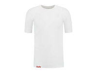 Skafit ondershirt heren wit voorkant ronde hals