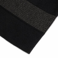 Skafit zwarte muts details zilver