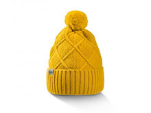 Fellhof wintermuts met pompon geel