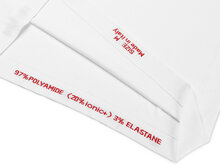 Skafit dames hemd wit detail binnenkant stof