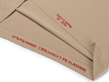 Skafit dameshemd beige detail binnenkant stof
