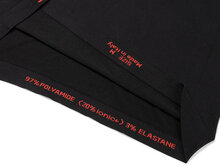 Skafit ondershirt heren zwart detail binnenkant stof onderzijde