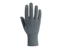 Grijze skafit zilverhandschoenen rugzijde hand
