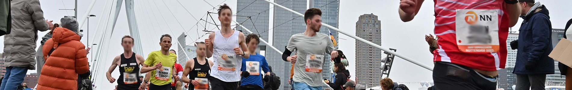 Marathon van Rotterdam - Met Gerben en Danny