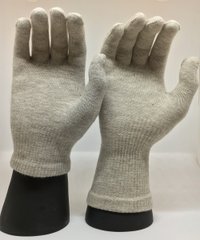Zilverhandschoenen met lange mouwen (manchet) Zilverhandschoenen met lange mouwen (manchet)