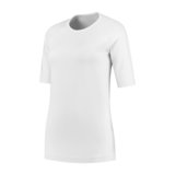 Thermoshirt kort wit zijkant